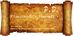 Placzintár Dagomér névjegykártya